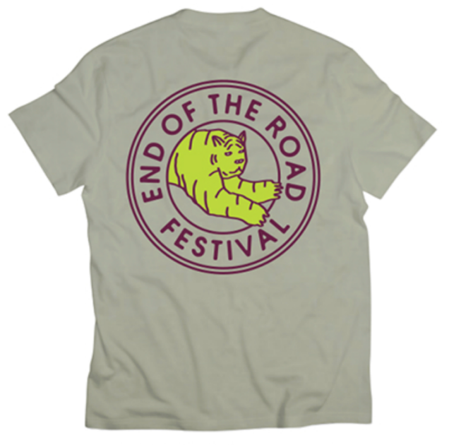 2025 Pale Green with Purple Tiger Back Logo T-Shirt