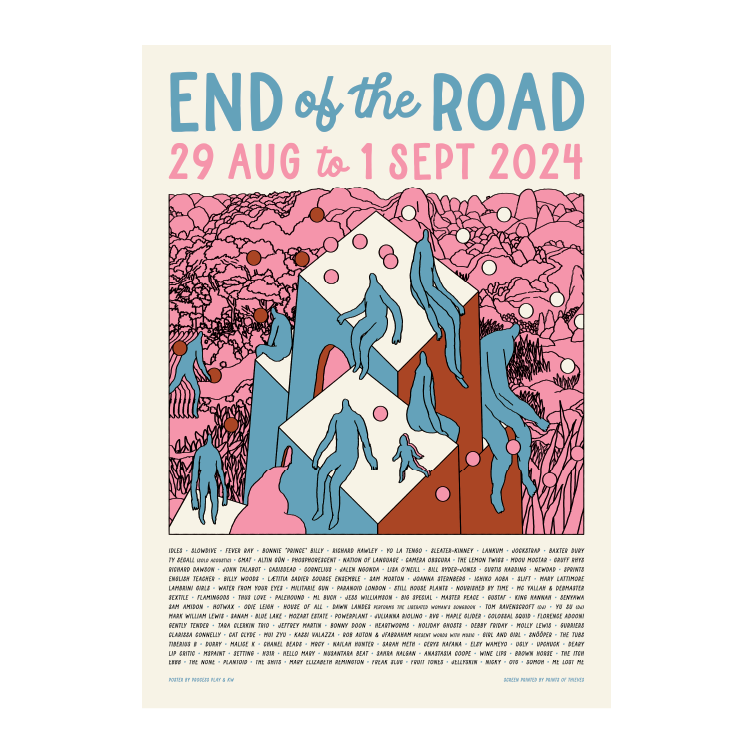 2024 Screenprinted Poster - Pink