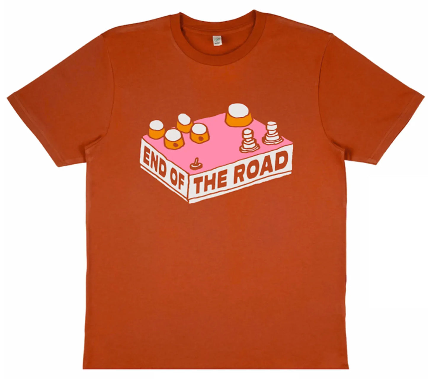 2024 Rust Orange Guitar Pedal