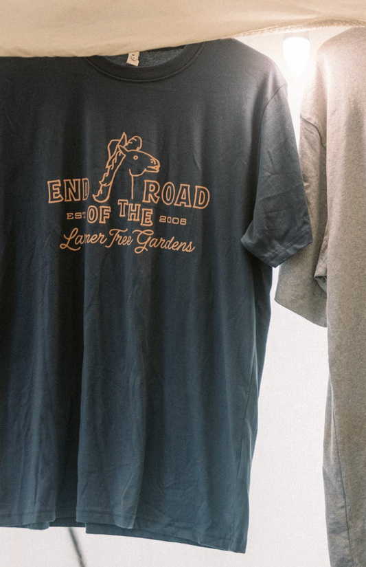 2025 Navy with Orange Horse Logo T-Shirt