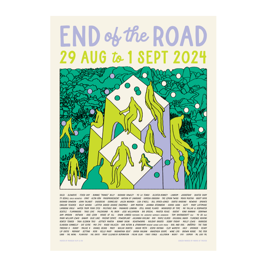 2024 Screenprinted Poster - Green