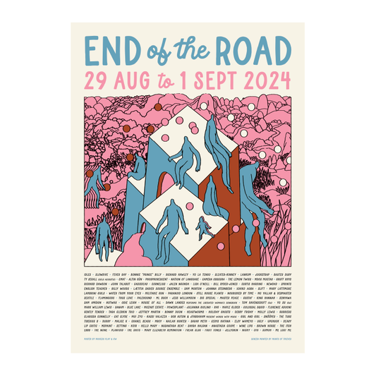 2024 Screenprinted Poster - Pink